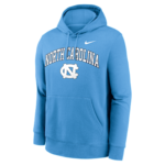 North Carolina Arch Men's Nike College Pullover Hoodie - Light Blue