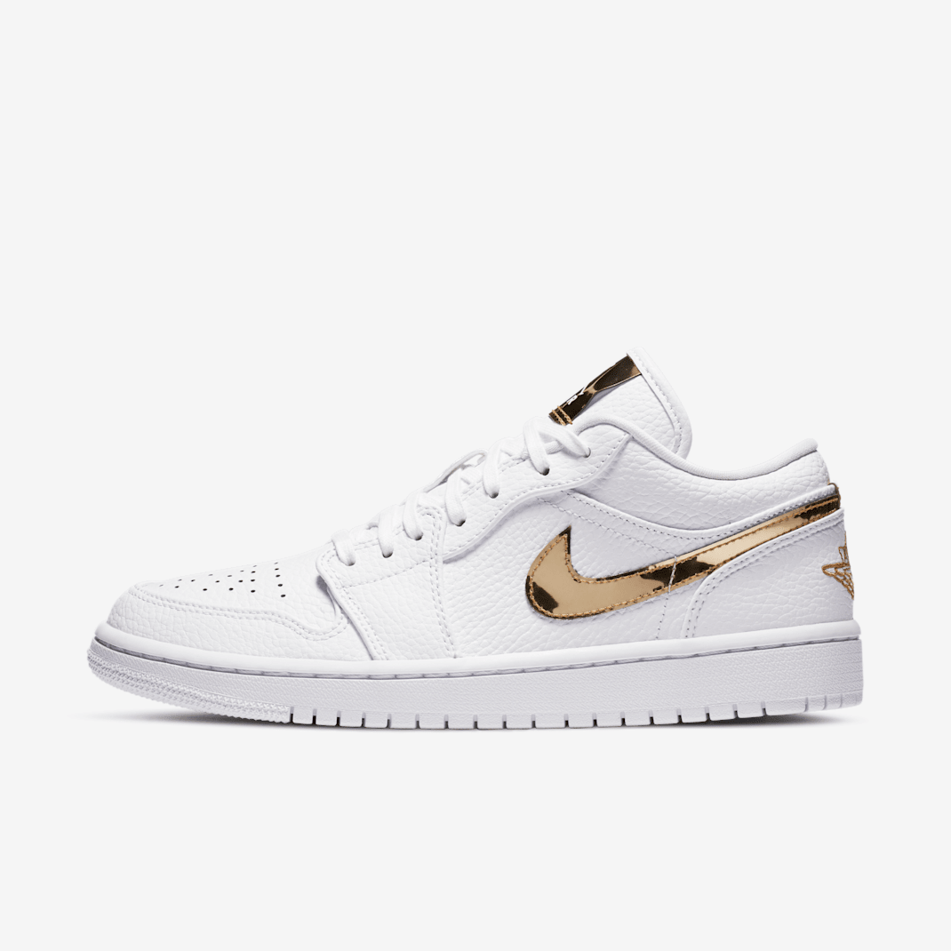 White/White/Metallic Gold